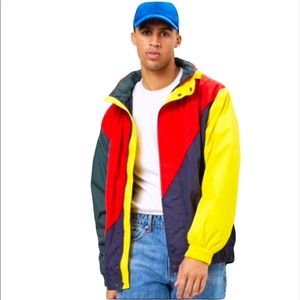 Forever 21 Fleece Lined Colorblock Jacket